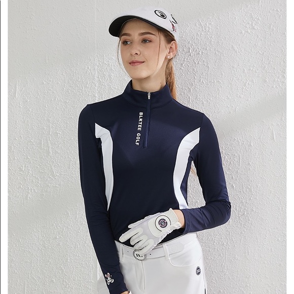 New long sleeve golf quarter zip size M - Picture 3 of 4